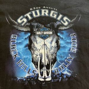 2003 Sturgis Harley Davidson 63rd Annual Rally T-Shirt Size 3XL NWOT